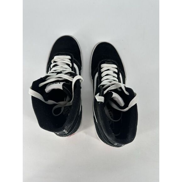 VANS Sk8 Hi Black Suede Canvas Lace Up Hi Top Skate Shoes Men's 8 Women's 9.5 - Picture 9 of 10